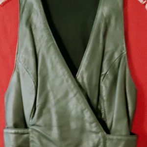 Wilson's vintage genuine leather vest Black Size S